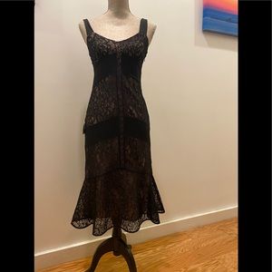 Ann Taylor Loft Black Lace Dress NWT